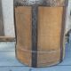 Mesure à grain vintage panier de rangement en bois et fer