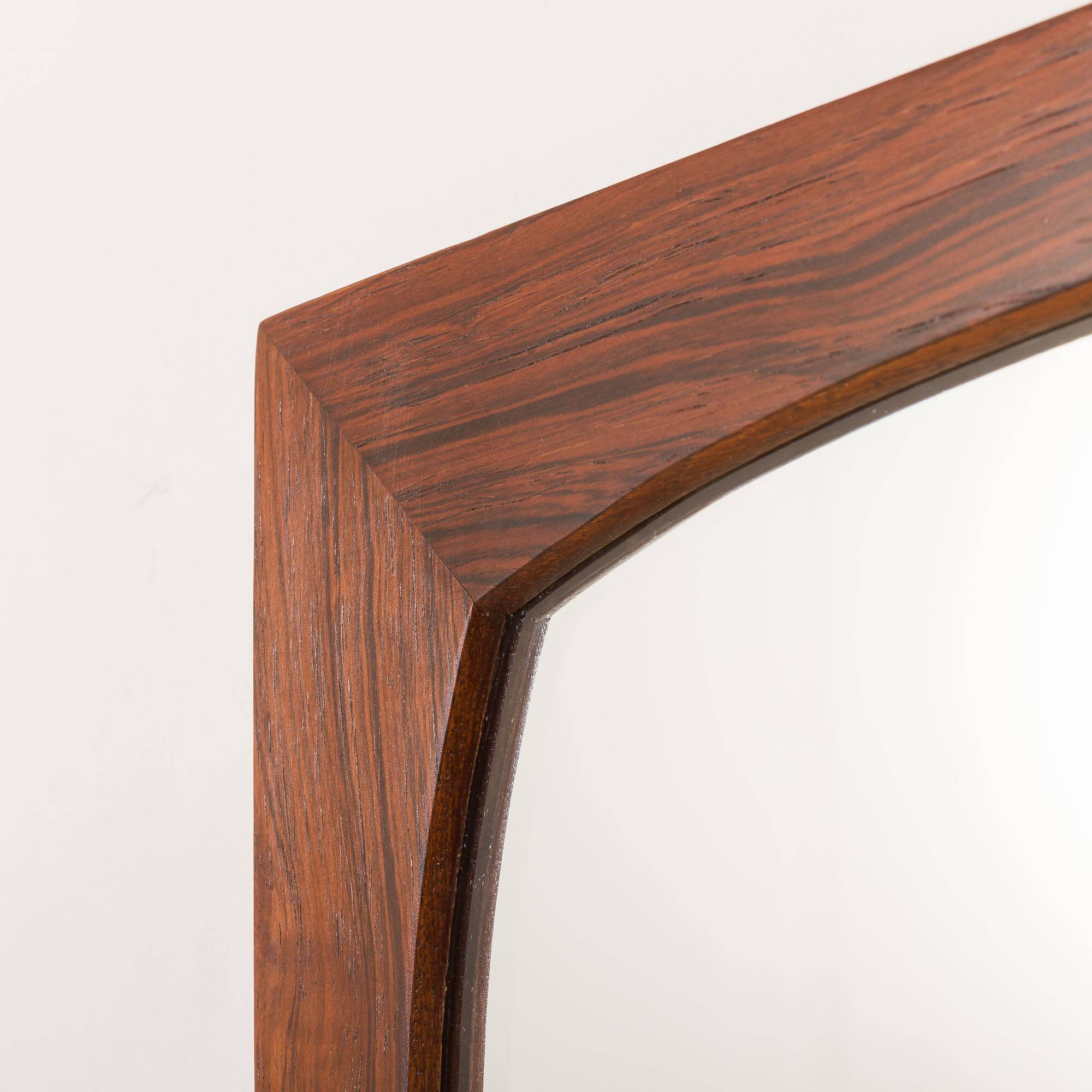 Danish rosewood full size mirror attr. to Aksel Kjersgaard, 1960s