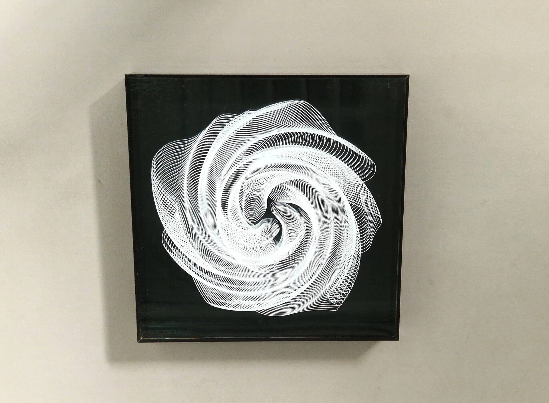 Frank Böttger | Print in box | 1972 computer art