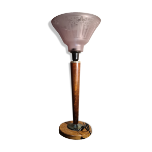 Lampe art déco abat