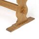 Vintage Mid-Century Rustic Brutalist Oak Dining Table
