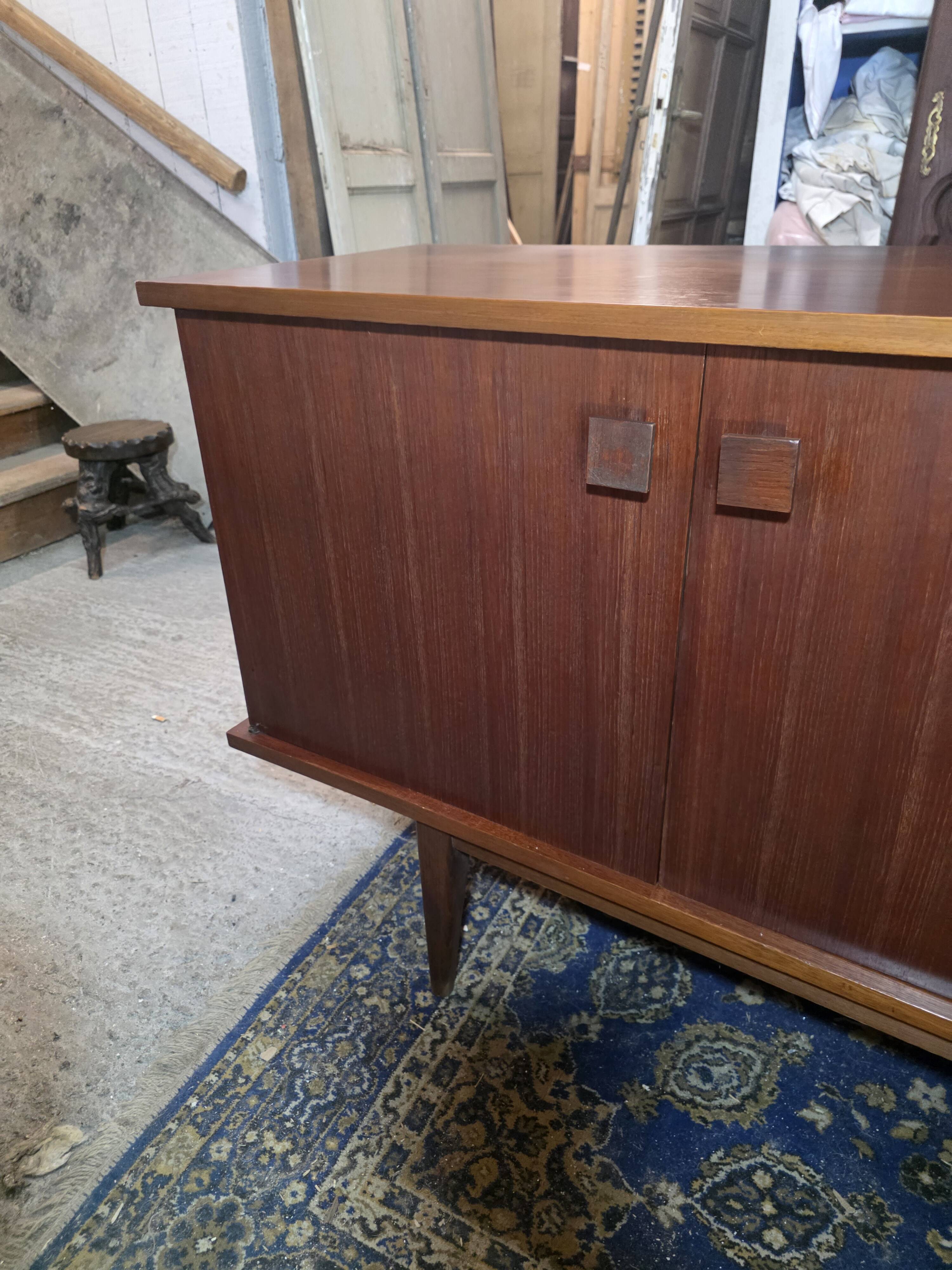 Scandinavian teak sideboard from the 1960s.