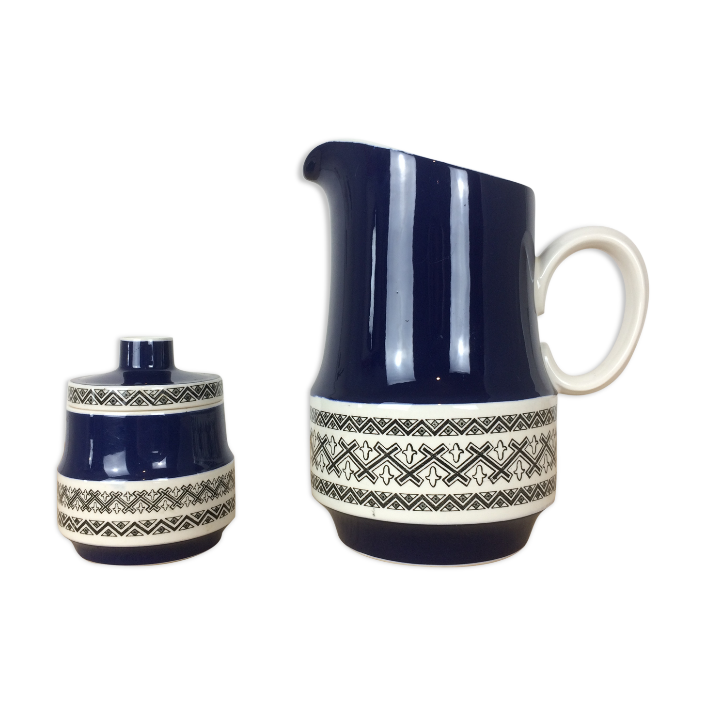 Milk pot and sugar model Sapphire de Villeroy - Boch, ceramics