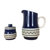 Pot à lait et sucrier modèle Saphir de Villeroy & Boch céramique