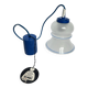 Rare vintage glass suspension light in memphis/ikea style from the 90s.