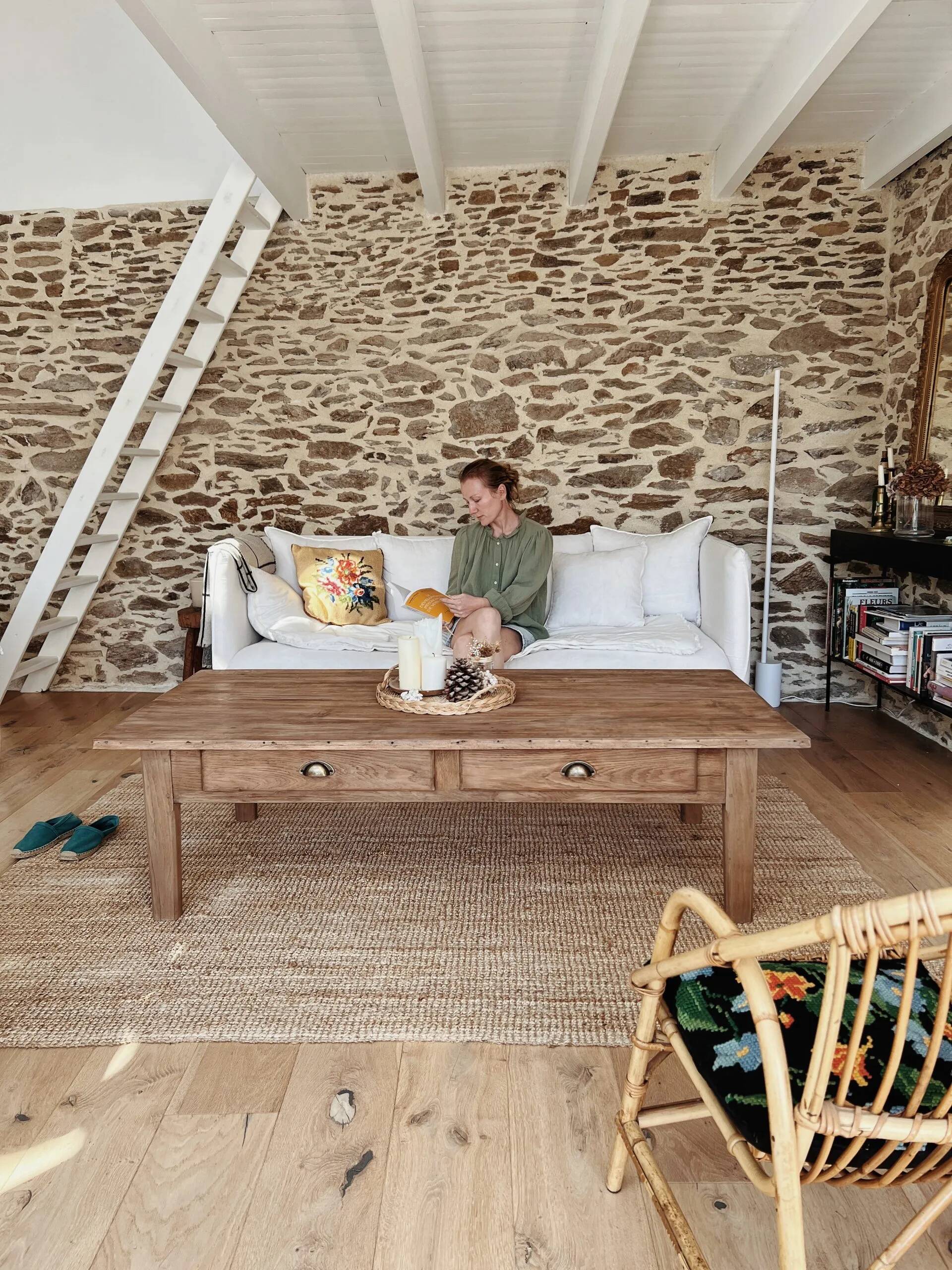 Renovated farmhouse coffee table