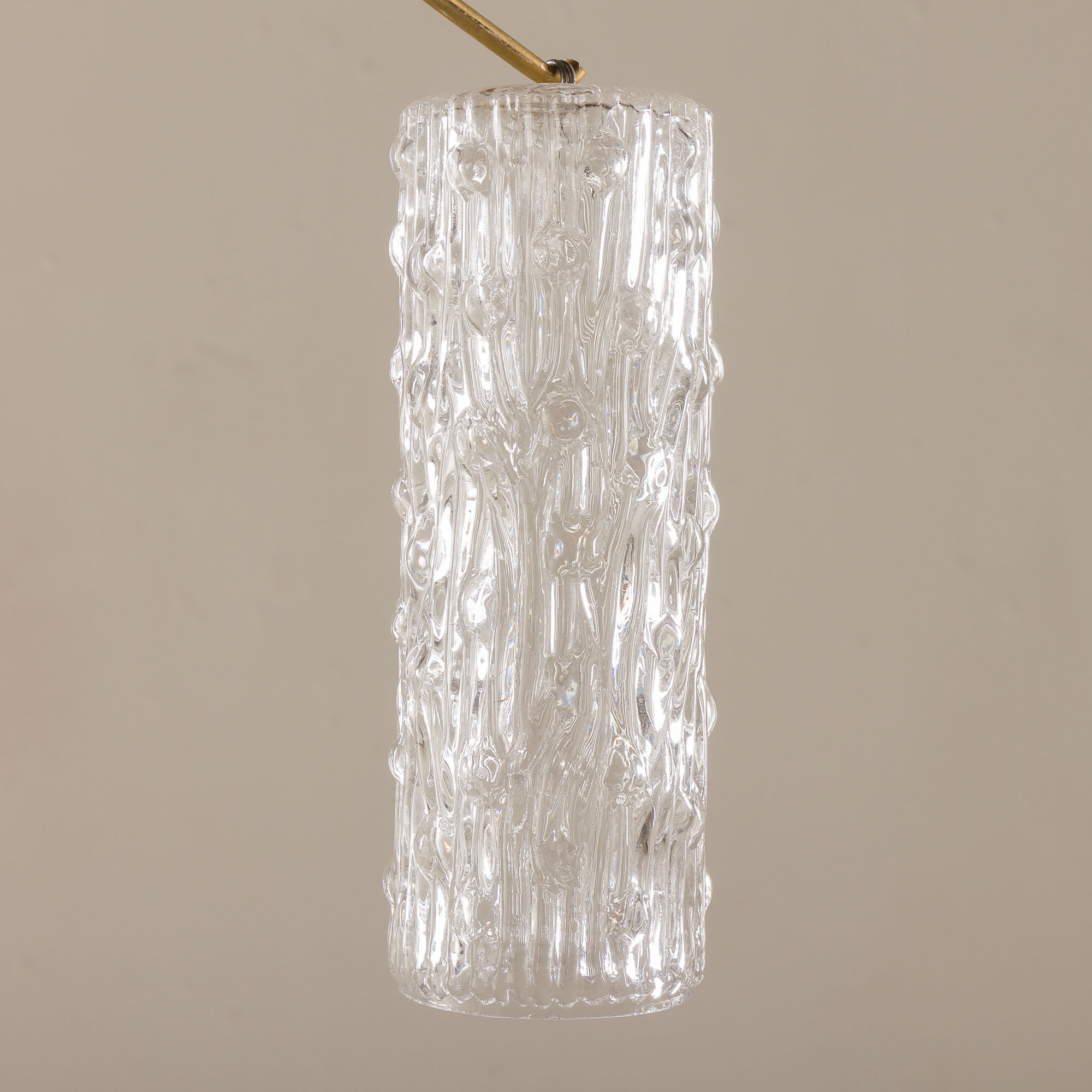 Italian Murano glass chandelier attributed to Venini, 1970s