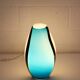 Eglo handblowed glass table lamp - Empori 87756 - Opaline and blue glass