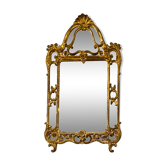 Miroir décoratif doré avec double cadre Louis XIV st., France XXe siècle