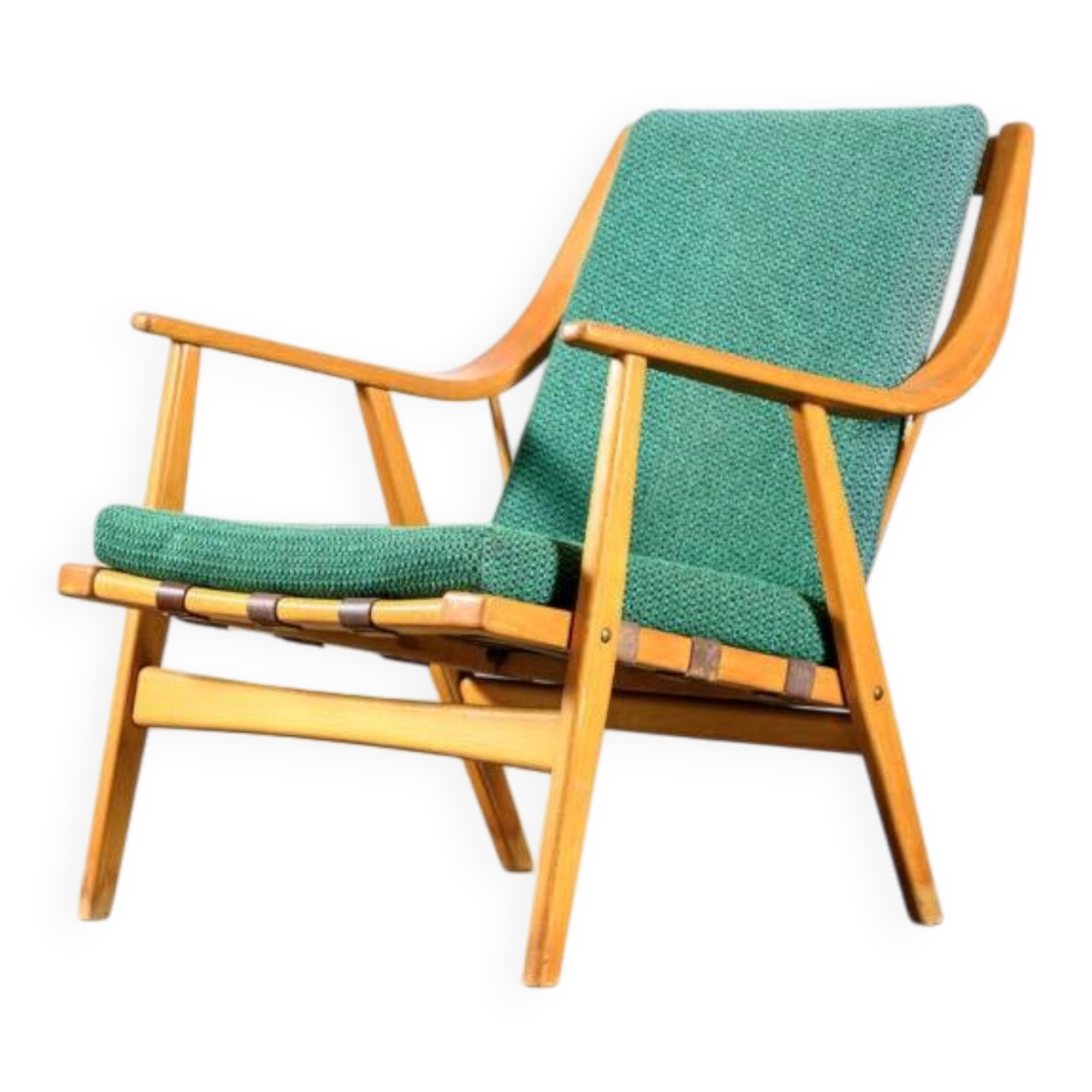 Vintage fan back armchair