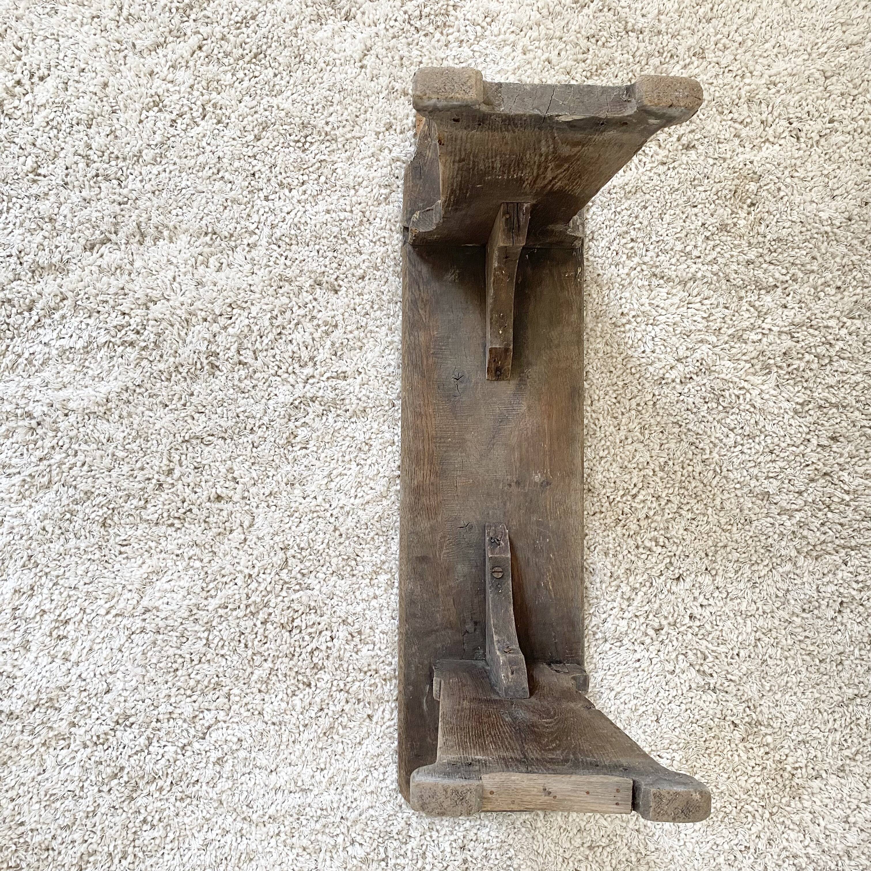 Brutalist farm bench