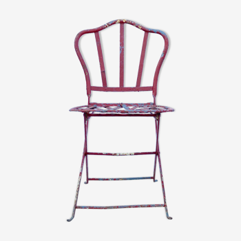 Chaise pliante de jardin XIXème