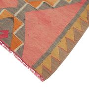 Turkish Handwoven Vintage Herki Kilim 102 cm x 322 cm