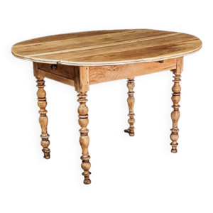 table à rabats rénovée