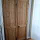 Pair of old molded communication doors
