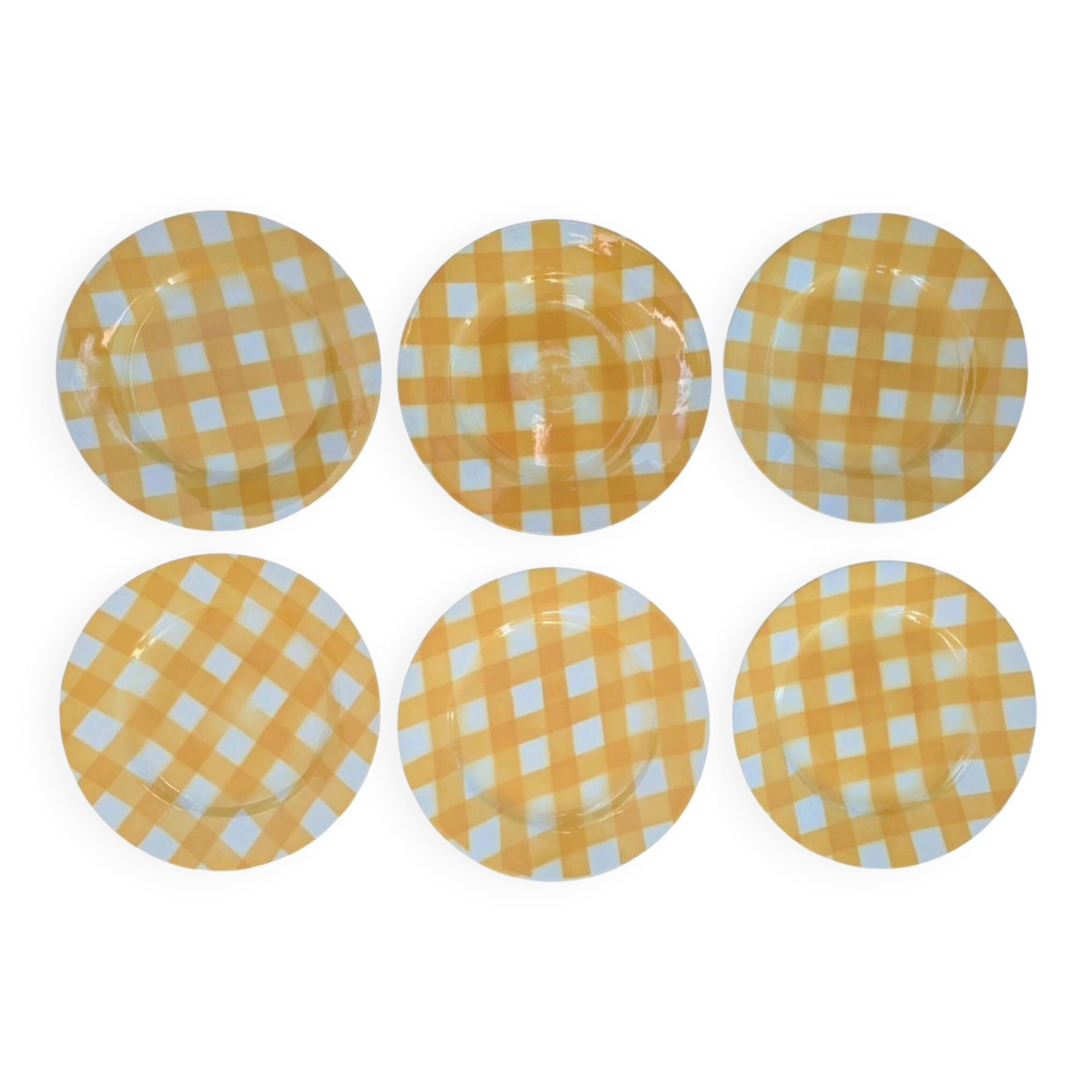 Digoin Sarreguemines plates Scottish model