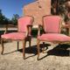 Paire de fauteuils cabriolets style Louis XV