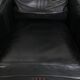 Beautiful set of 2 black cow leather Art Deco design armchairs with high back