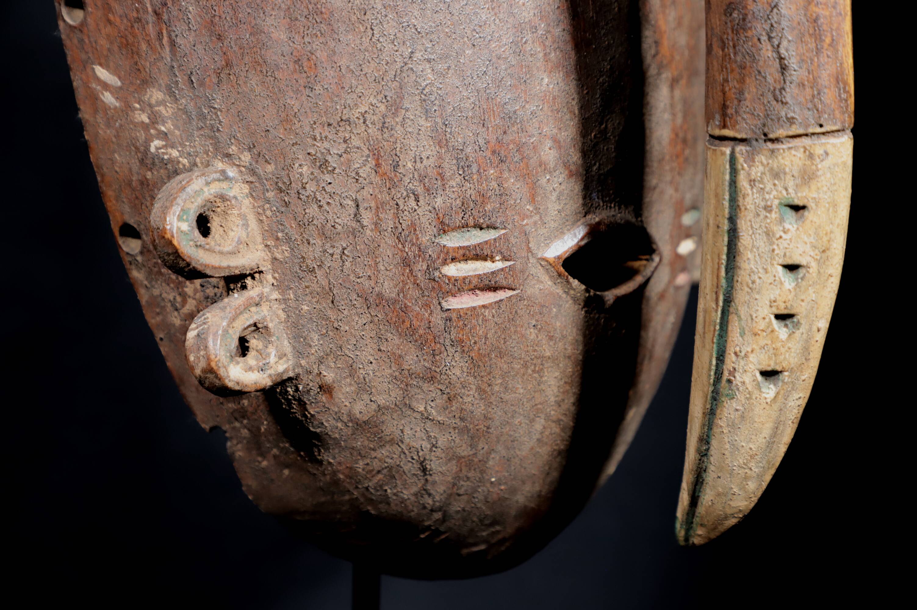 African Art Africa Tribal - Djimini Ligbi Kulango Mask - 31 Cms