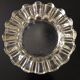 Curved glass ashtray