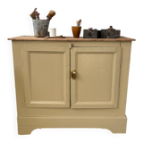 Beige two-door buffet