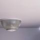 White Holophane wall light