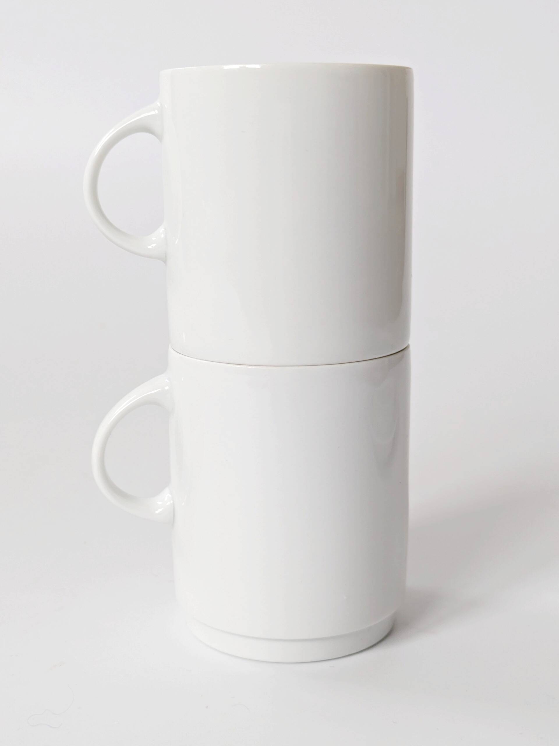 Set of 6 porcelain pieces by Thomas Rosenthal, Eclipse series, 1970s.