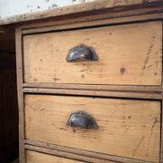 Bureau pin meuble atelier 1950