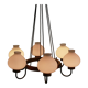 1960s ceiling light in opalglass
