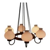1960s ceiling light in opalglass