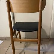 4 Italian chairs Gessef Consorzio Sedie Friuli 1970 4 Italian chairs