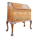 Chippendale Style Mahogany Slant-Leaf Desk/Secretary