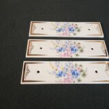 Lot de 4 plaques de propreté porcelaine de Limoges