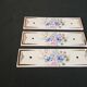 Set of 4 Limoges porcelain cleanliness plates