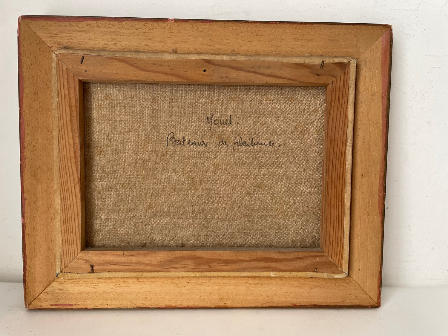 Printing on canvas Pleasure boats