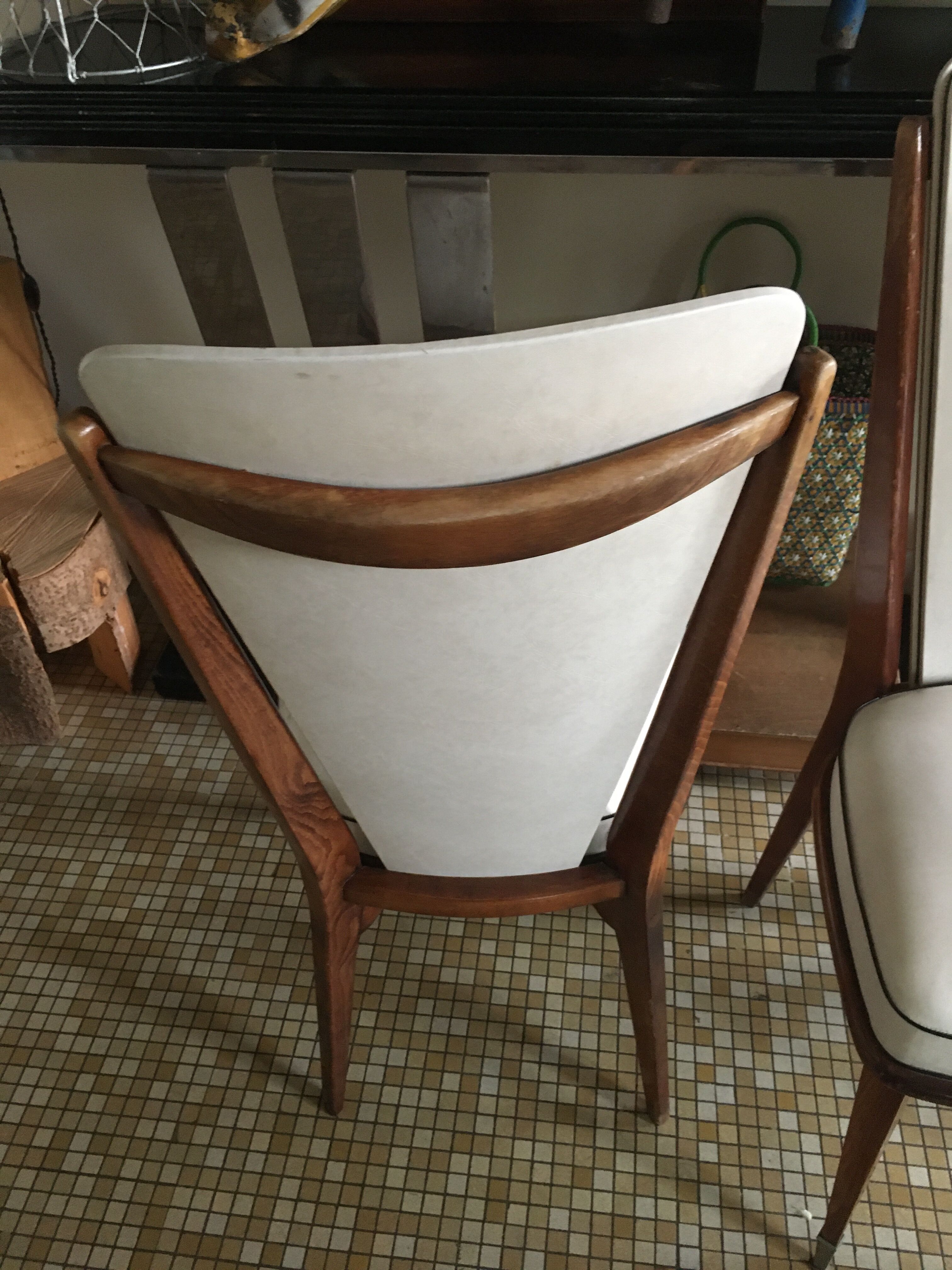 Trio of Monobloc chairs