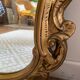 Vintage mirror golden shell 95x64