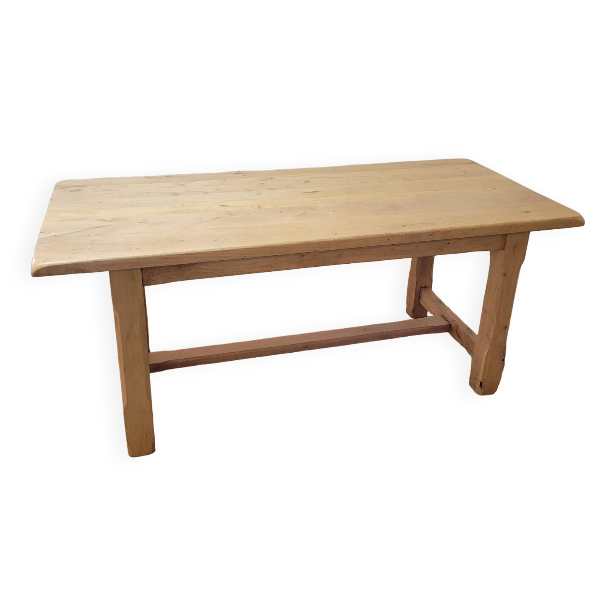 Solid wood farm table