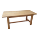 Solid wood farm table