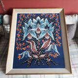 Vintage Framed Wall Tapestry