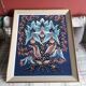 Vintage Framed Wall Tapestry