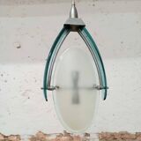 Lustre en verre années 70