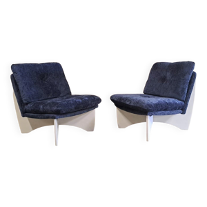 2 chaises longues en