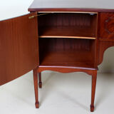 Cuban vintage buffet mahogany credence marquetry inlaid with beautiful quality