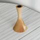 Wooden candle holder.