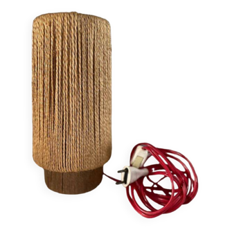 Vintage rope lamp