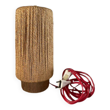 Vintage rope lamp