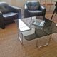 Italian design coffee table, Bauhaus style, 70s