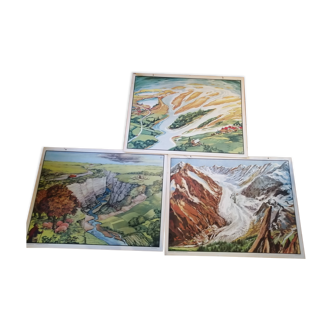 Lot 3 educational posters