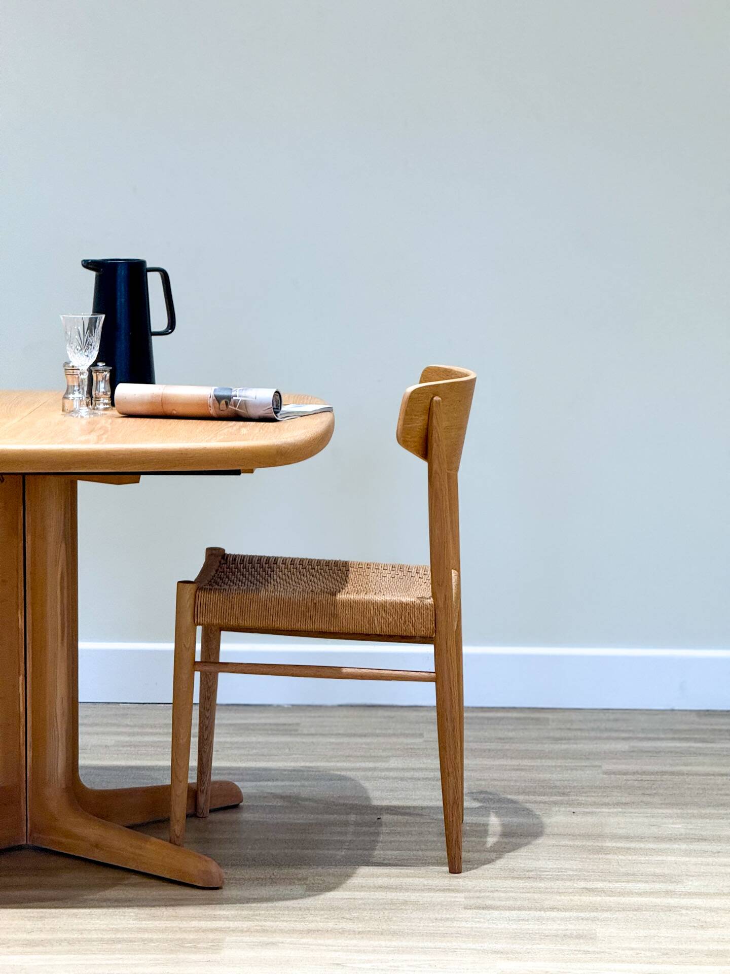 Danish Double Extending Oak Dining Table from Skovby, 1960s